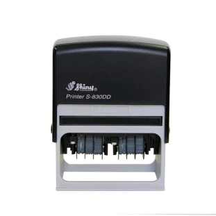 Carimbos Automáticos Shiny S-830-DD Datador Duplo